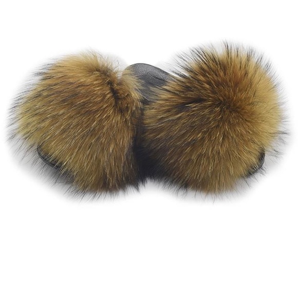 Shoes - Fur Slides